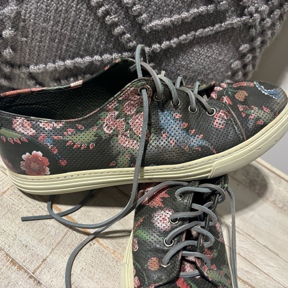 Men’s Gucci Med Orn Flow Shagreen Floral Shoes-Sz 11 - Picture 1 of 7